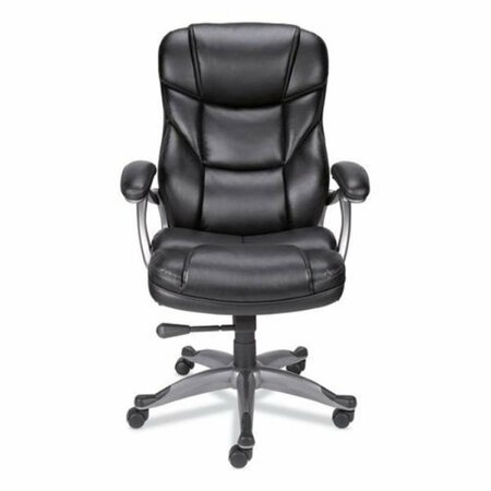 FINE-LINE Birns Leather Highback Chair, Black FI3749679